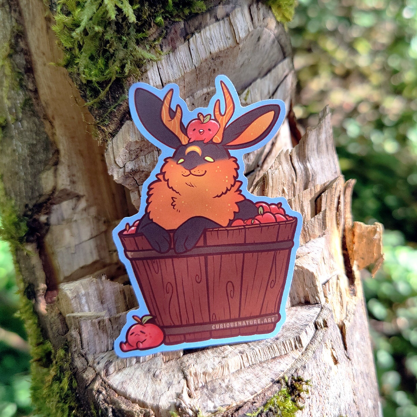 Apple Jack-alope • Vinyl Sticker