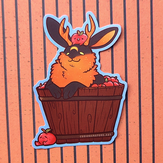 Apple Jack-alope • Vinyl Sticker