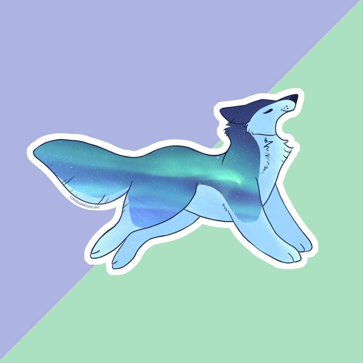 Aurora Husky • Vinyl Sticker