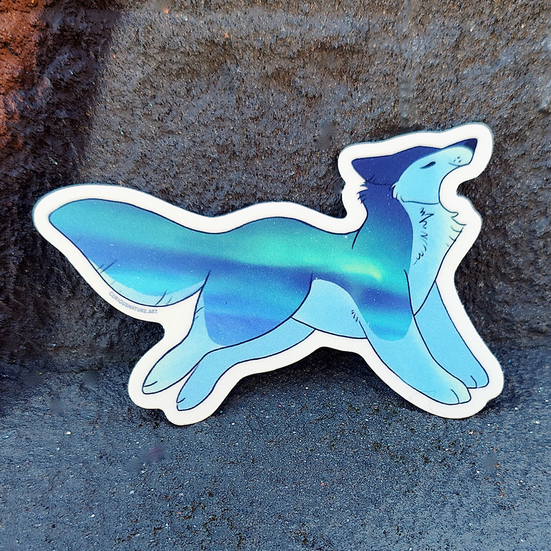 Aurora Husky • Vinyl Sticker
