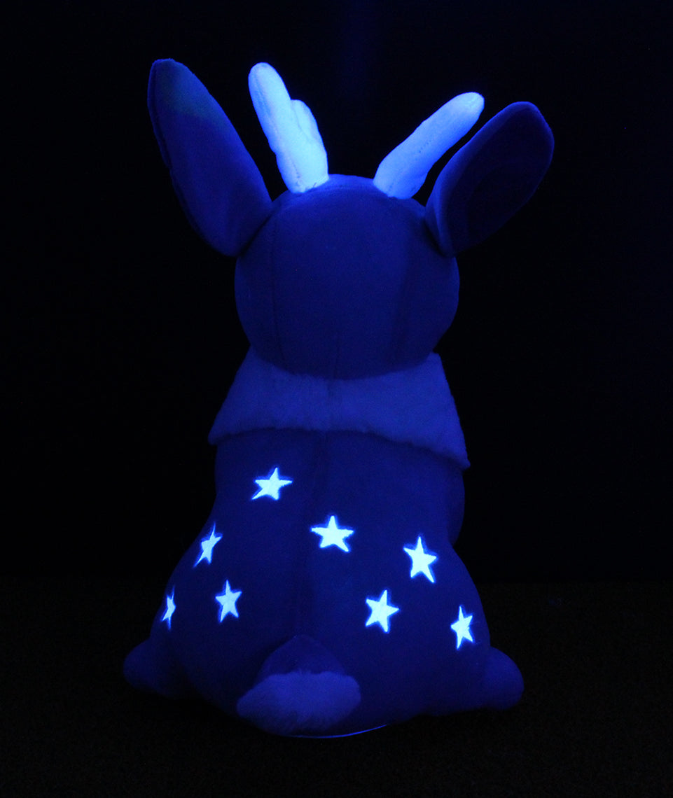 Blue Moon Jackalope • Glow in the Dark Plush Toy