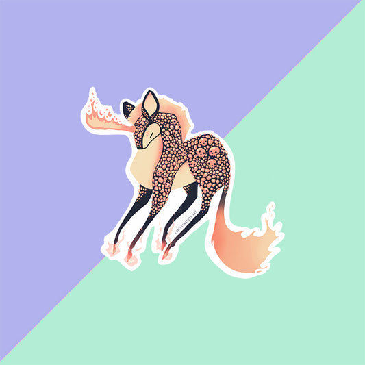 Cinder Hoof the Unicorn • Vinyl Sticker