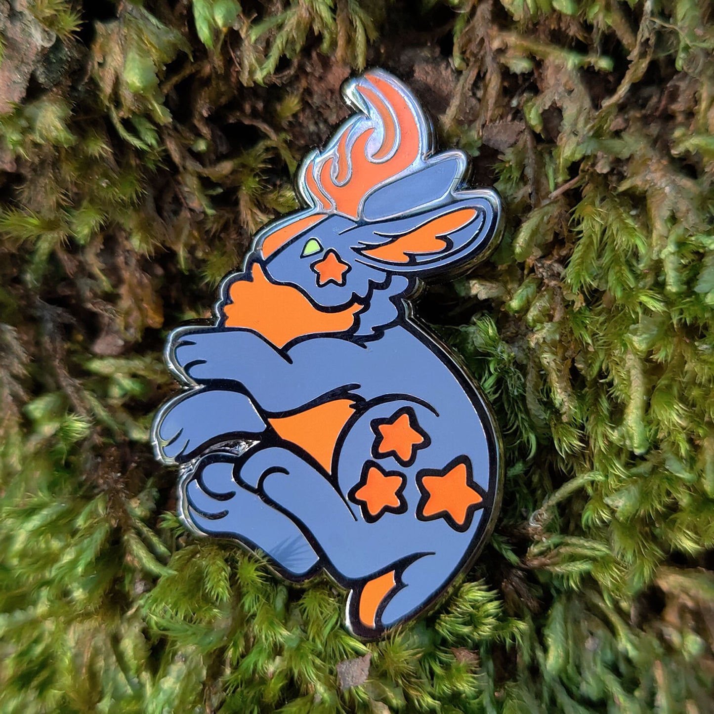 Harvest Moon Jackalope • Glow in the Dark Enamel Pin