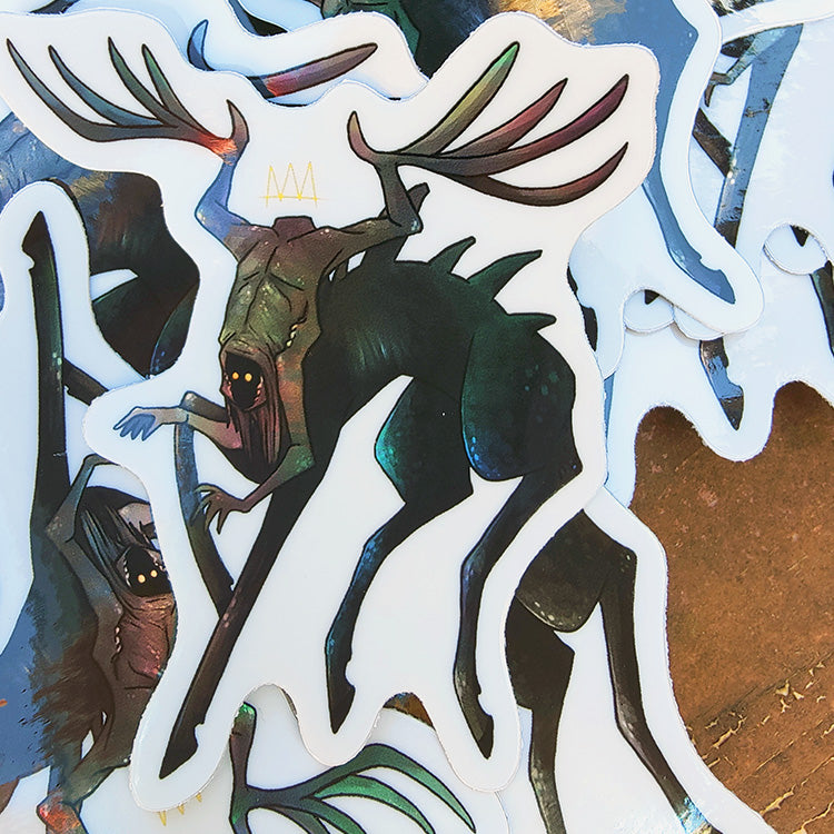 Queen Moder the Jötunn • Holographic Vinyl Sticker