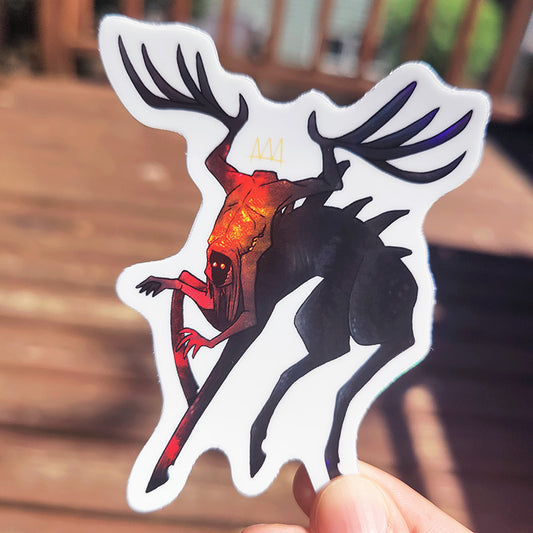 Queen Moder the Jötunn • Holographic Vinyl Sticker