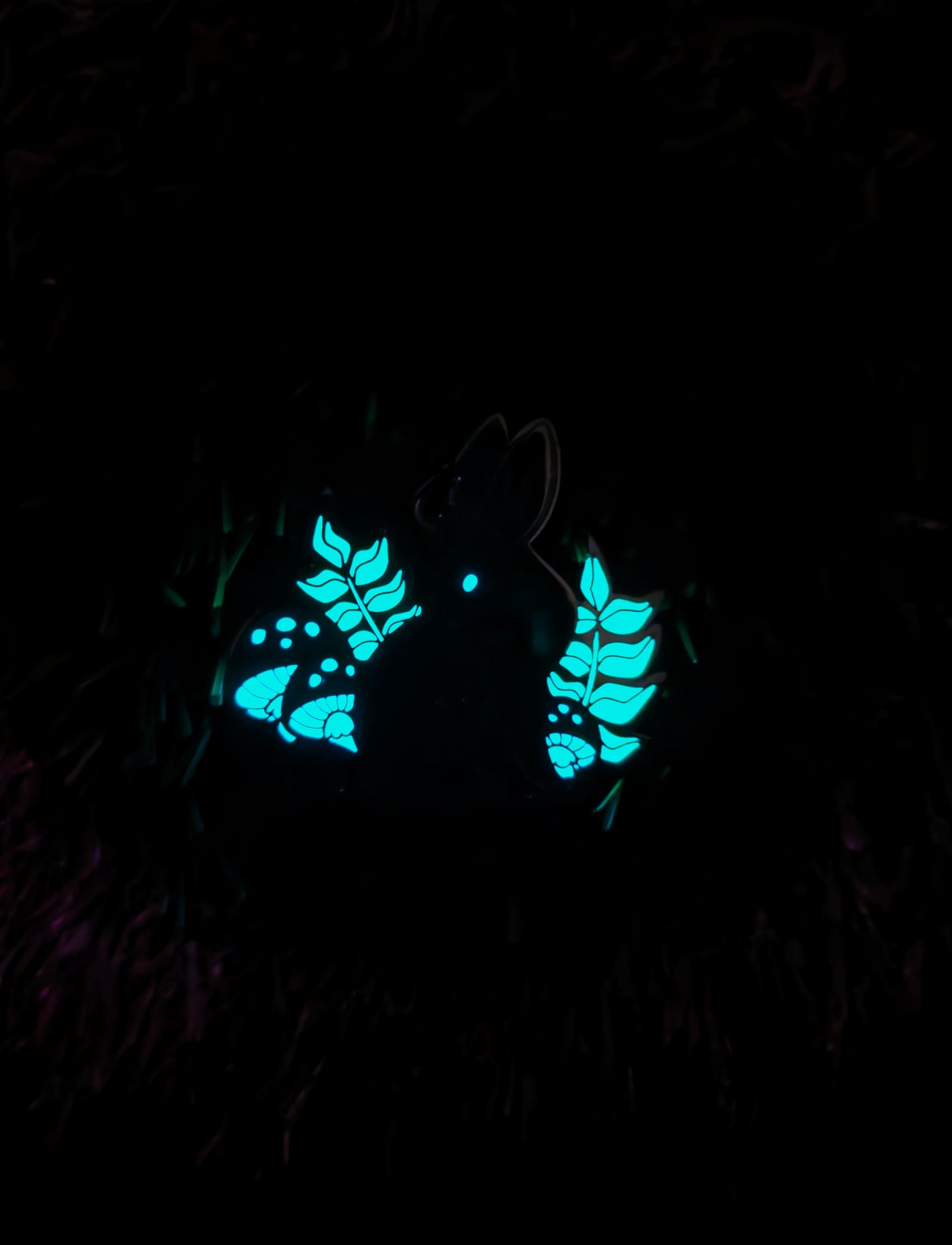Mushroom Jack • Glow in the Dark Enamel Pin