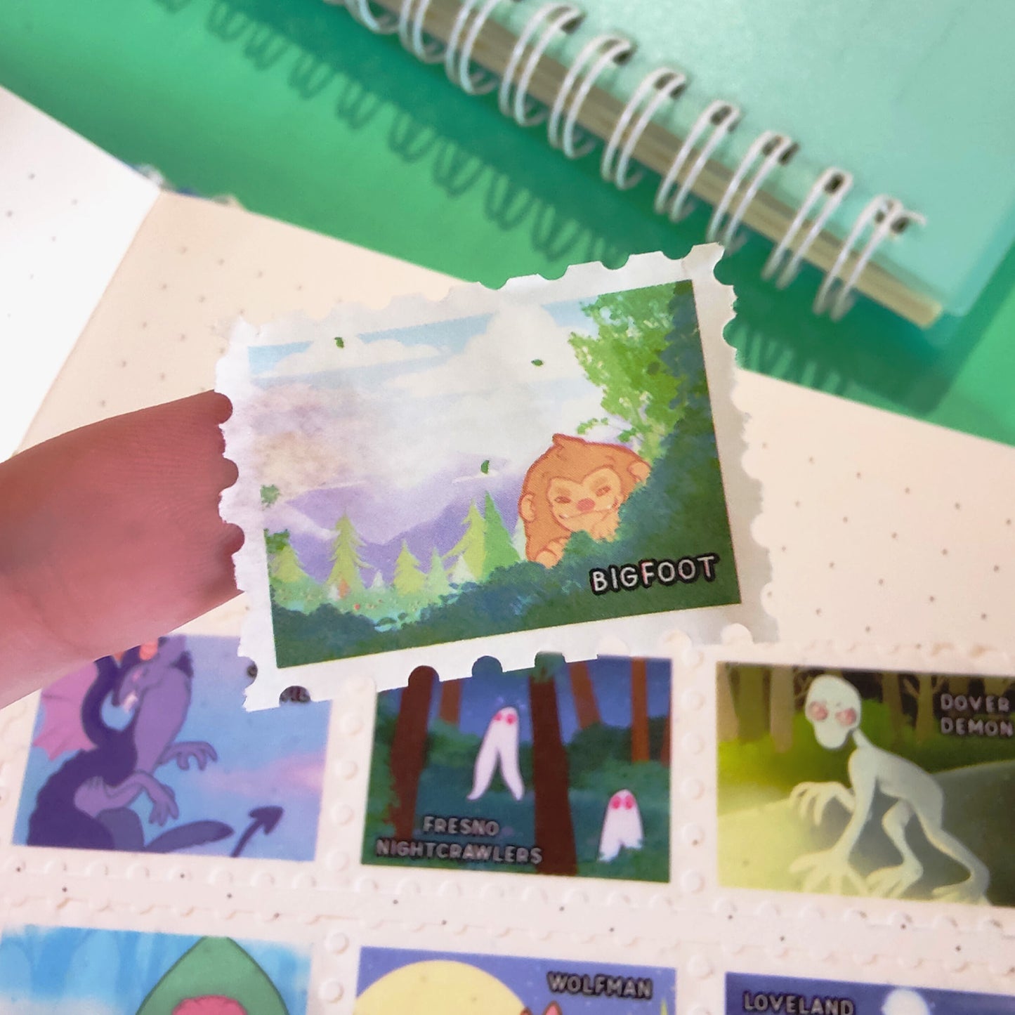 Cryptozoology • Stamp Washi Tape