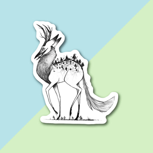 Inky Cap Beast • Sticker