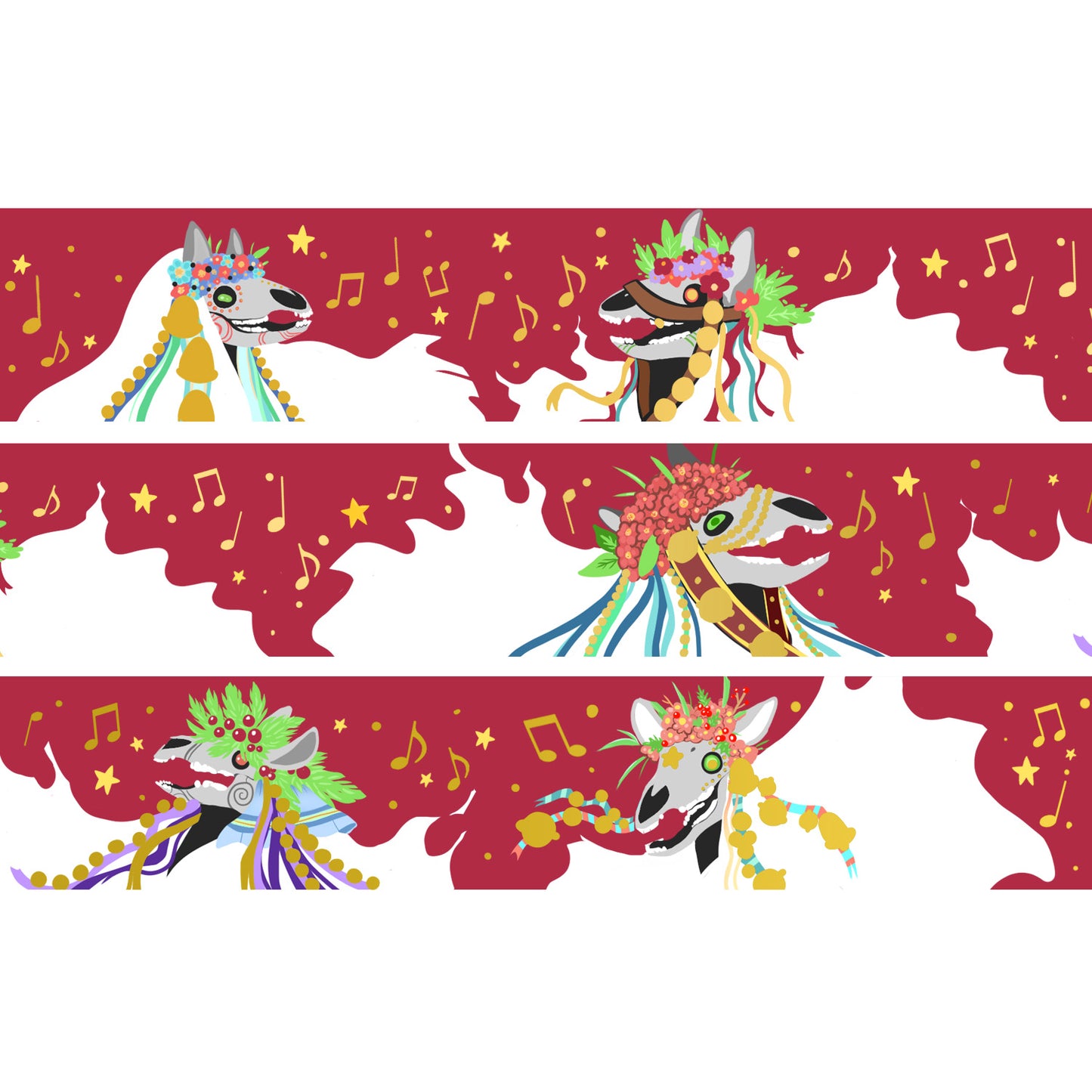 Mari Lwyd • Washi Tape