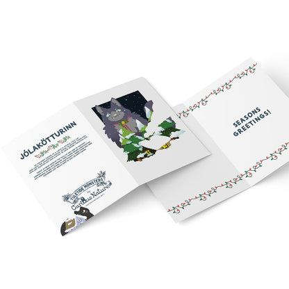 Jólakötturinn the Yule Cat • Holiday Greeting Cards