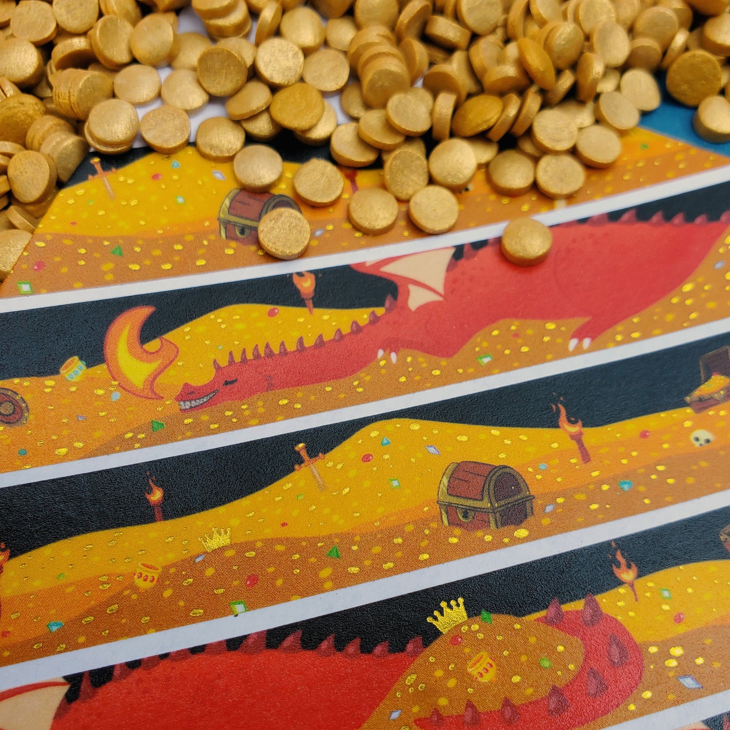Dragons Lair • Gold Foil Washi Tape