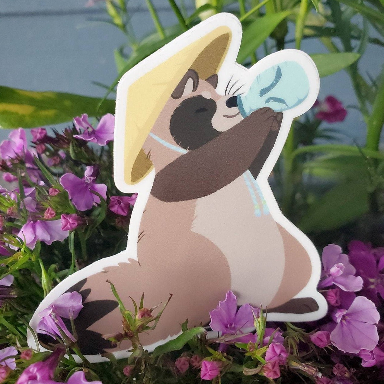 Saké Tanuki • Vinyl Sticker