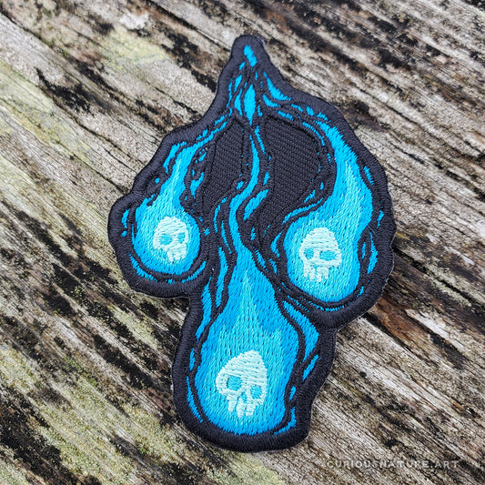 Will o' the Wisp • Glow in the Dark Embroidered Patch