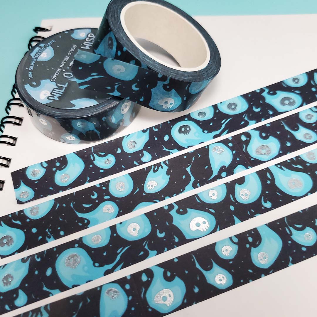 Will o' the Wisp • Silver Foil Washi Tape