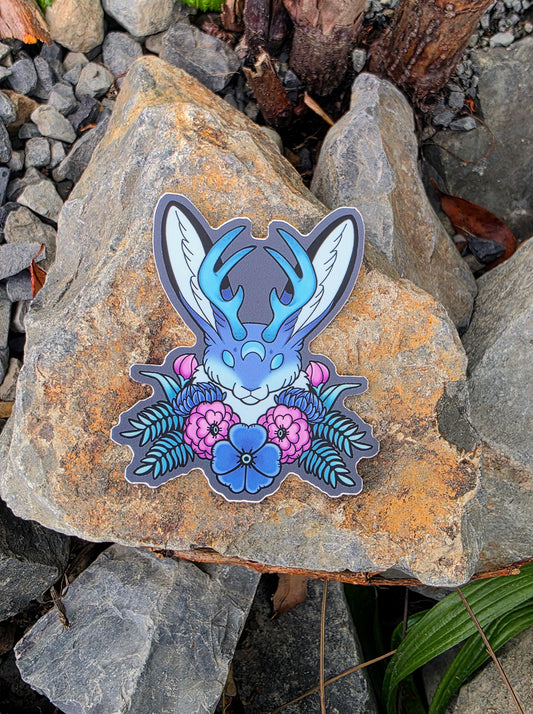 Blue Moon Bloom • Vinyl Sticker