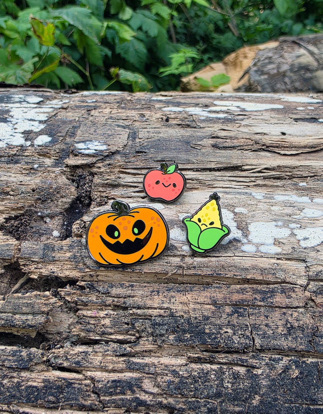 Autumn Crops • Mini Enamel Pin Set