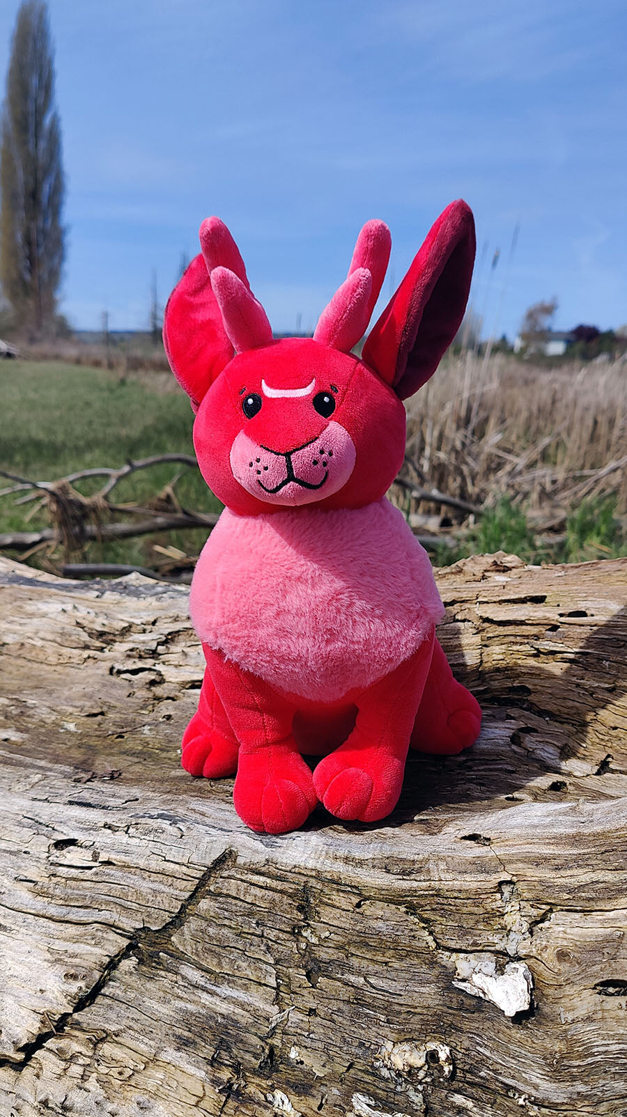 Blood Moon Jackalope • Glow in the Dark Plushie