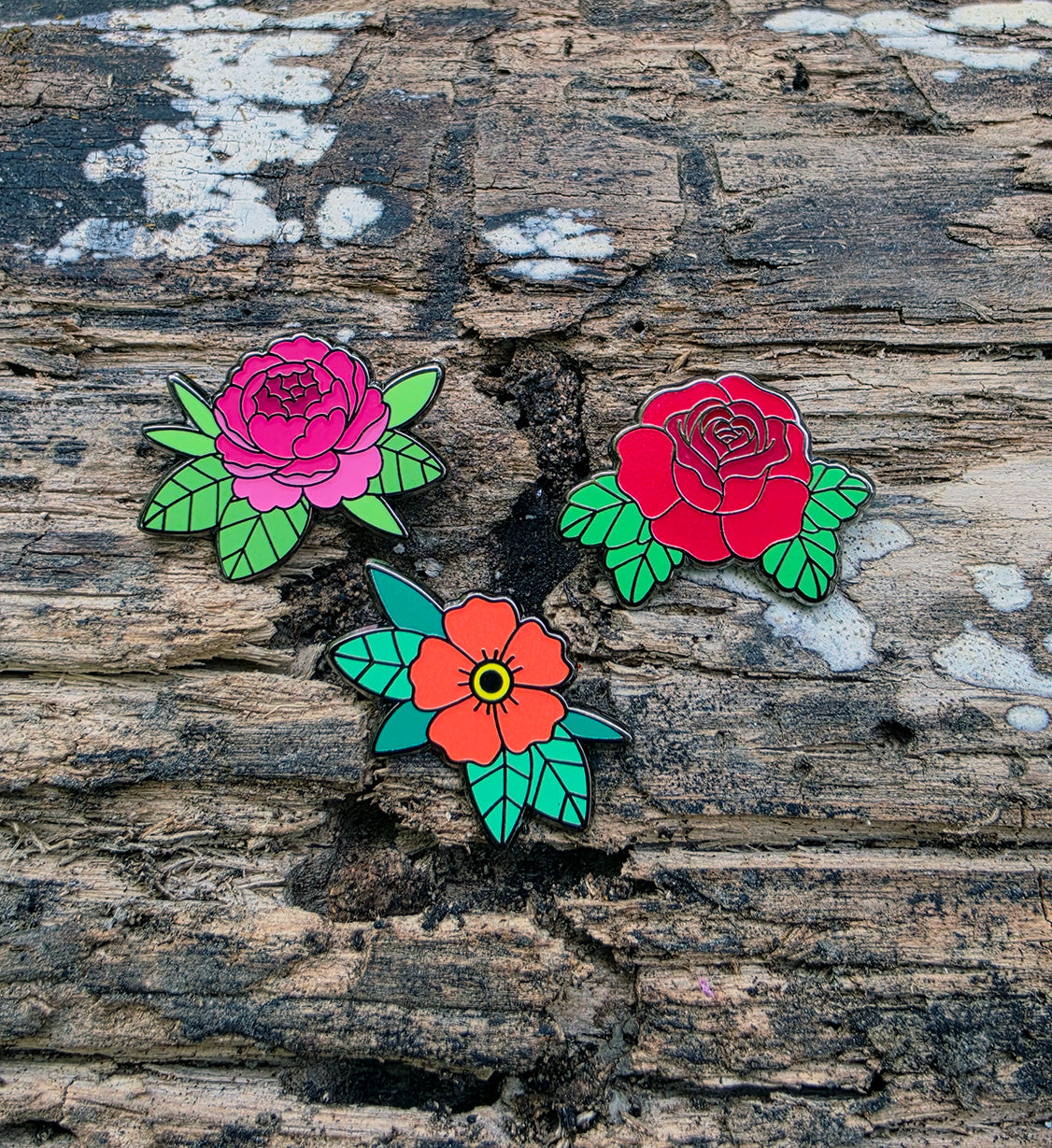 Bloom Bundle • Glow in the Dark Mini Enamel Pin Set