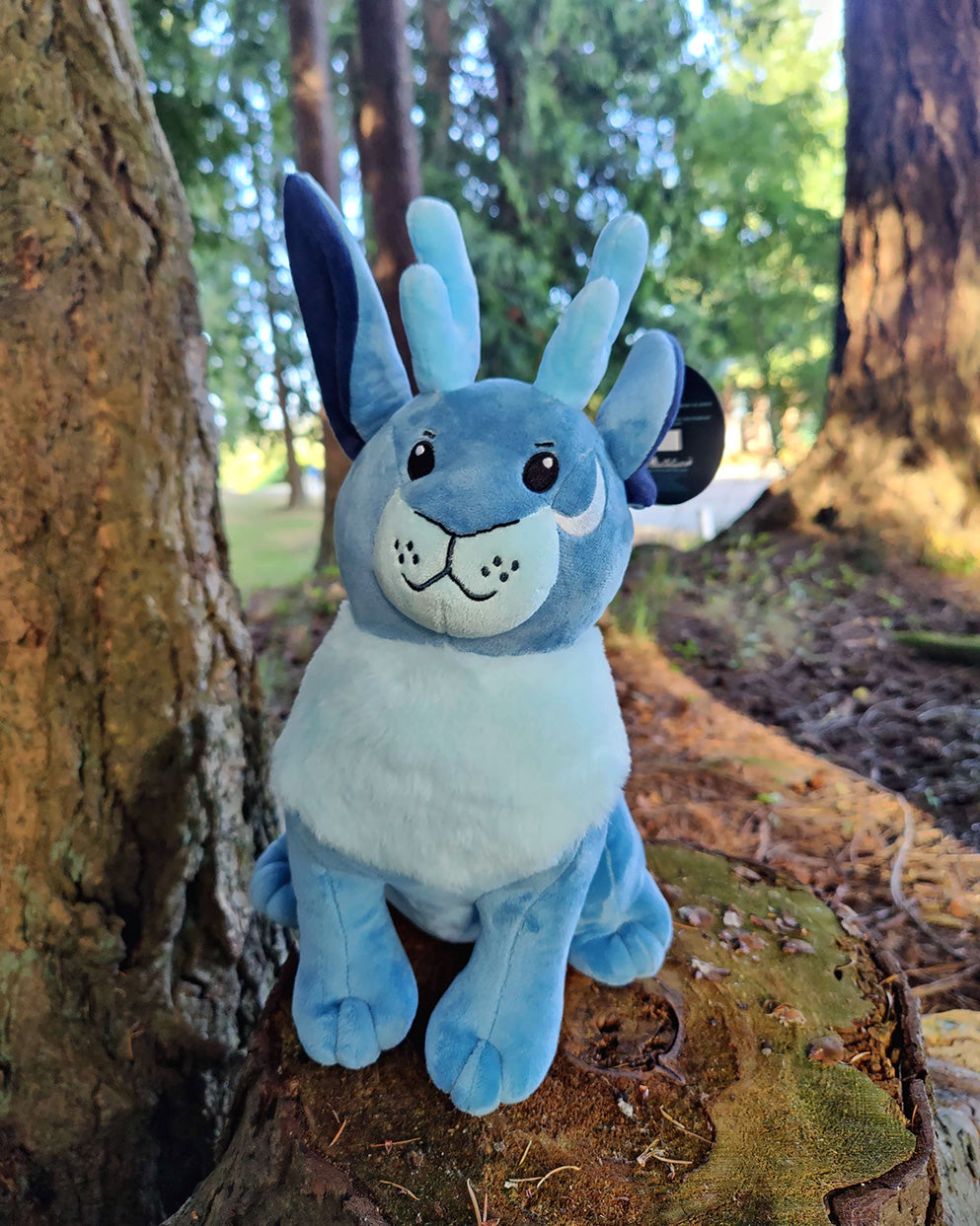 Blue Moon Jackalope • Glow in the Dark Plush Toy