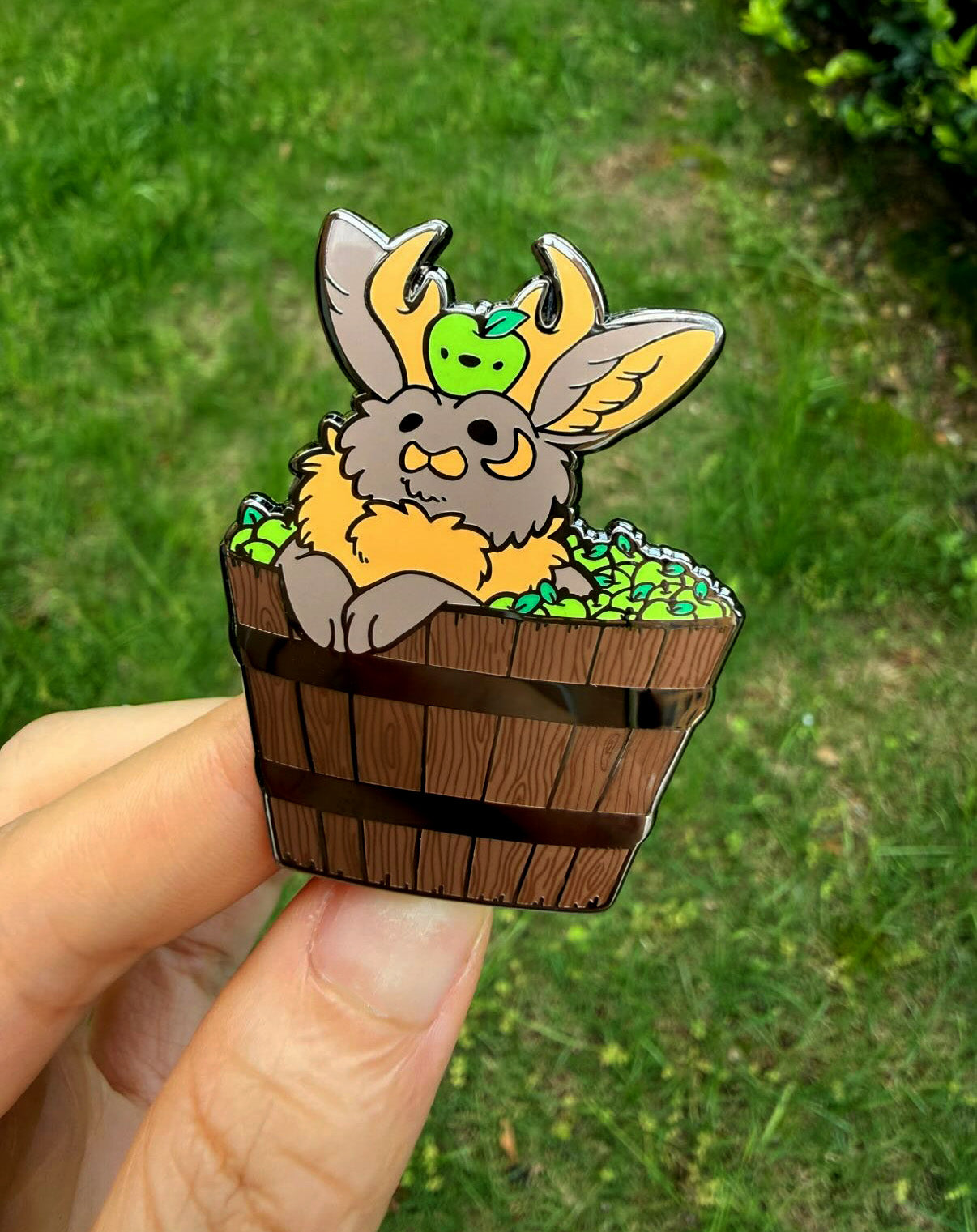 Apple Jack-alope • Enamel Pin
