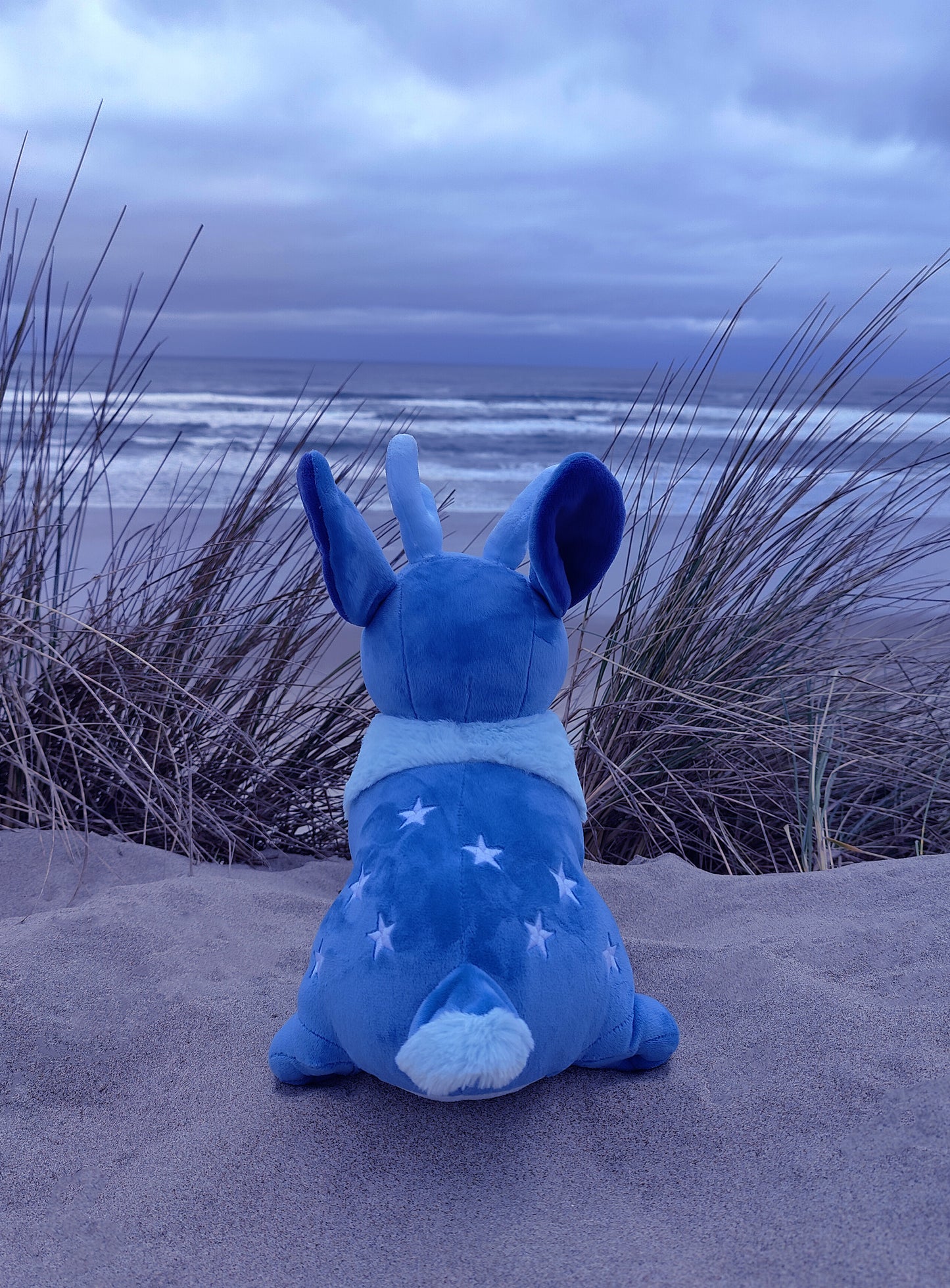 Blue Moon Jackalope • Glow in the Dark Plushie