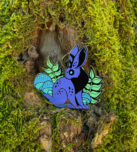 Mushroom Jack • Glow in the Dark Enamel Pin