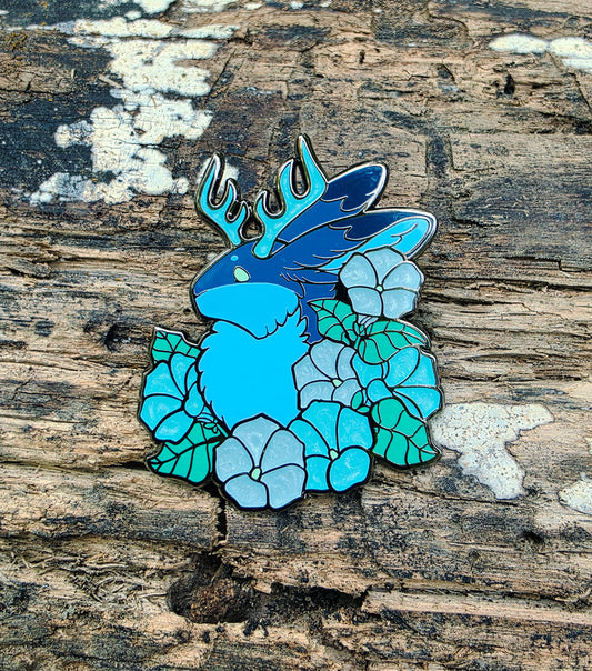 Night Bloom • Pearlescent Enamel Pin