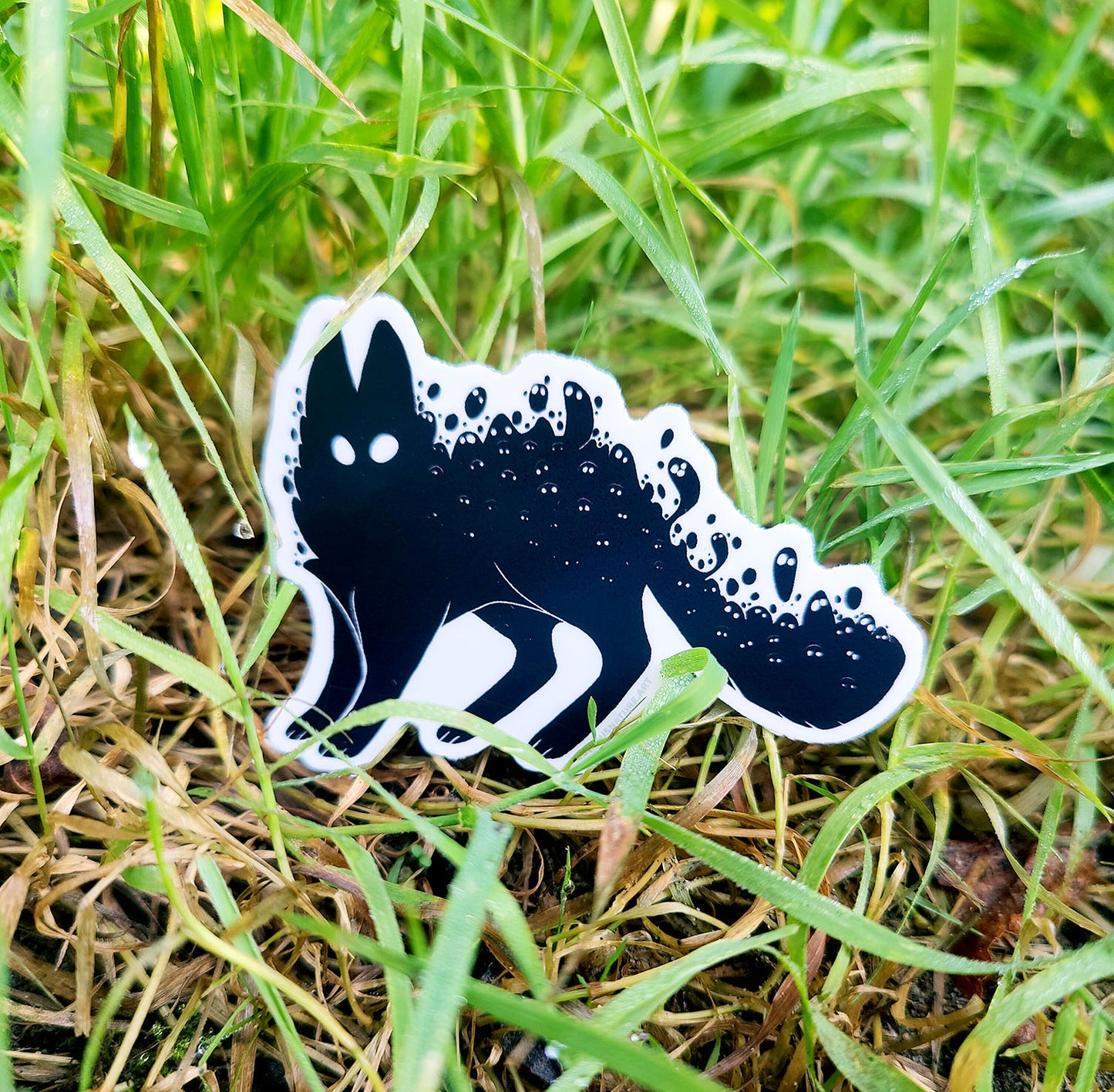 Spooked Ghost Kitty • Vinyl Sticker