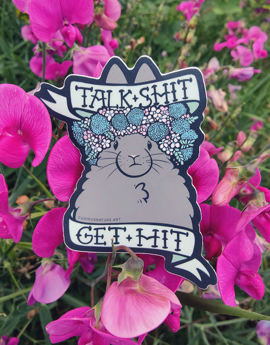 Talk Shit Get Hit! • Vinyl Sticker