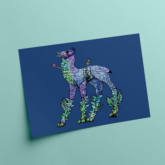 Mushroom Zombie Deer • Art Print