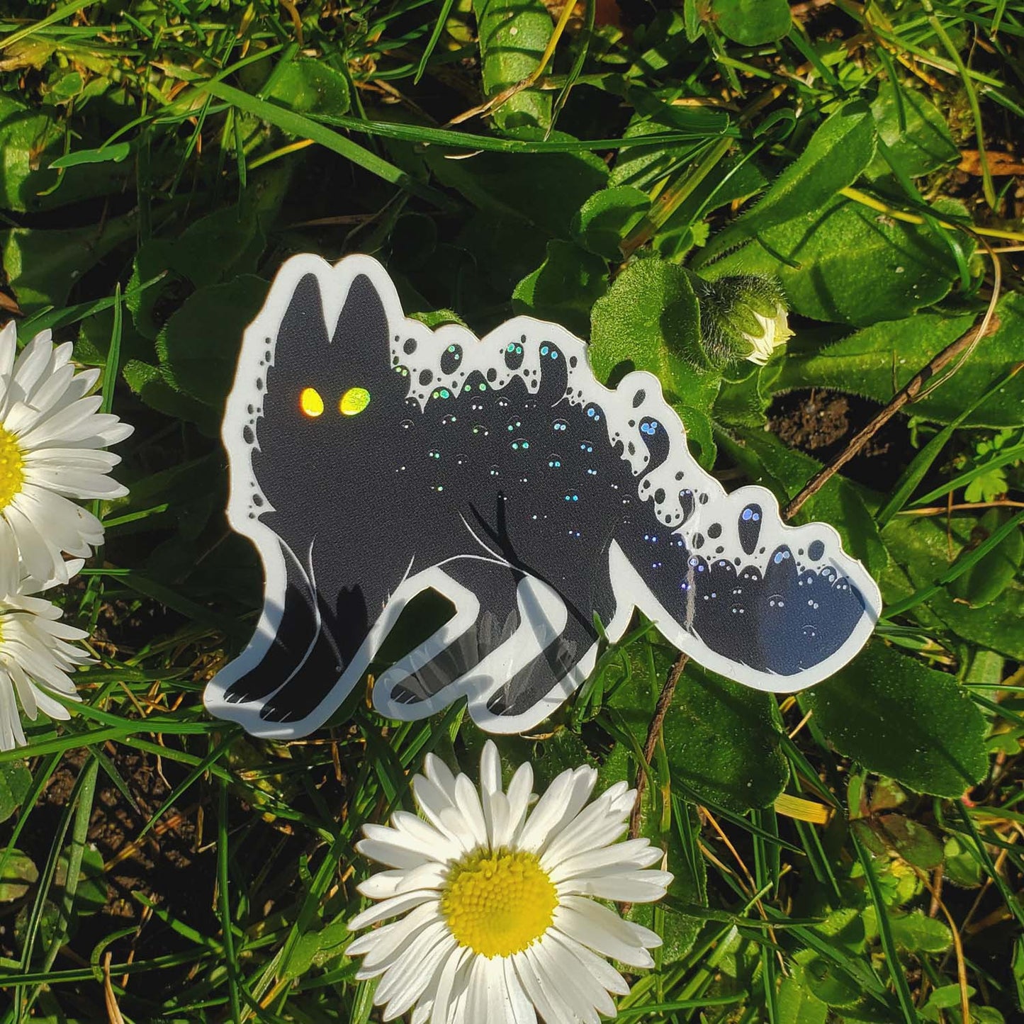 Spooked Ghost Kitty • Vinyl Sticker