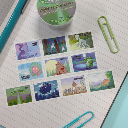 Cryptozoology • Stamp Washi Tape
